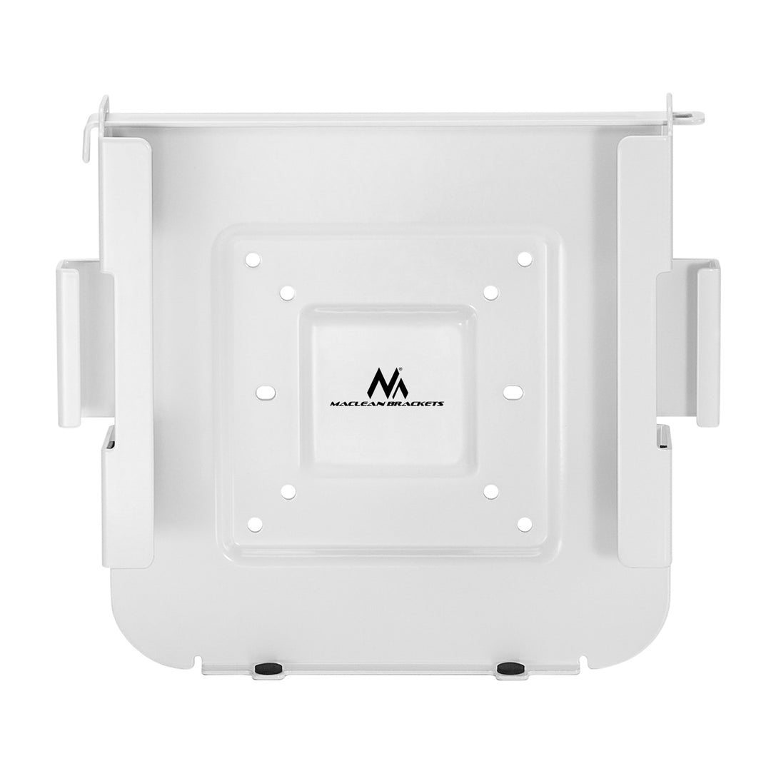 Suport pentru MAC Mini, MC-473, alb, Vesa 75x75, 100x100