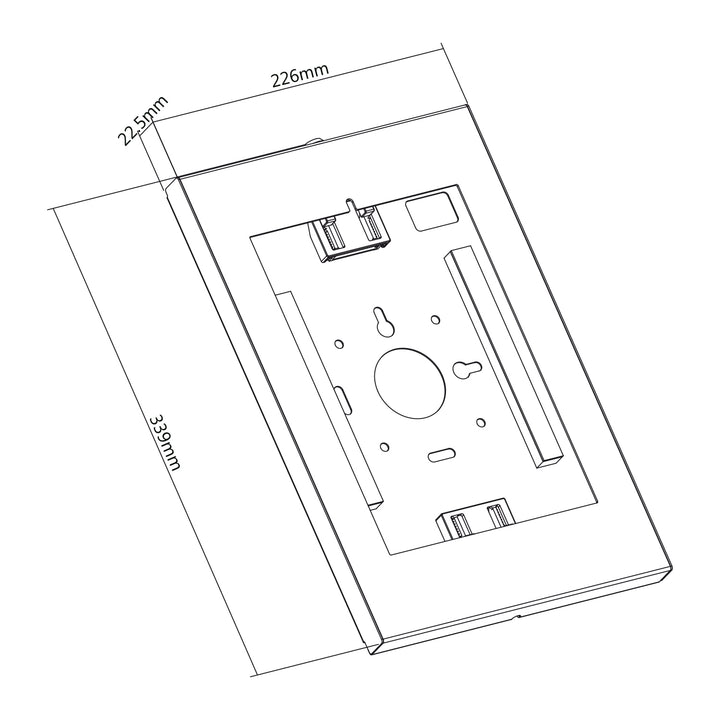 Suport de perete pentru tablete, MC-474W, cu blocare, 9,7"-11"