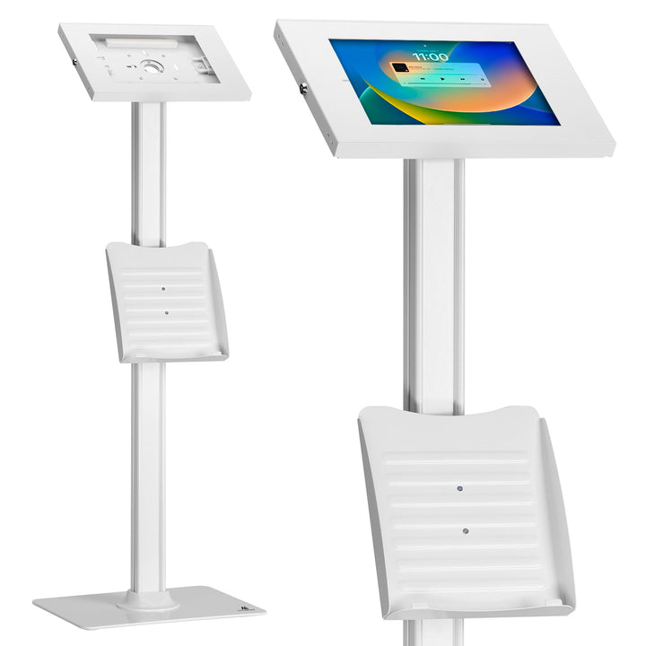 Suport de podea pentru tableta, MC-476W, 9,7"-11", alb