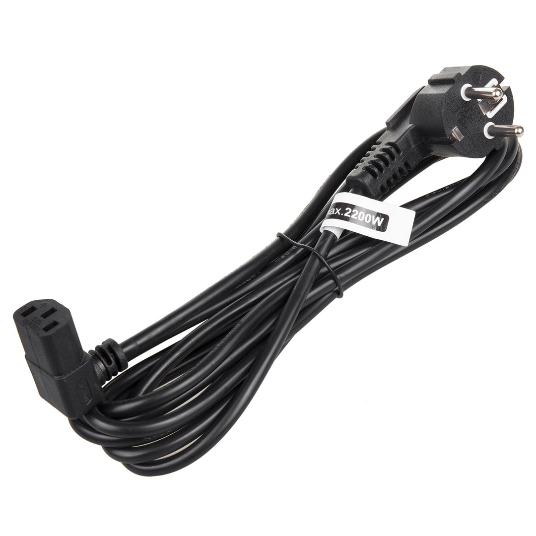 Cablu de alimentare Maclean, MCTV-851, 3 pin /conector EU, 1,5m, negru