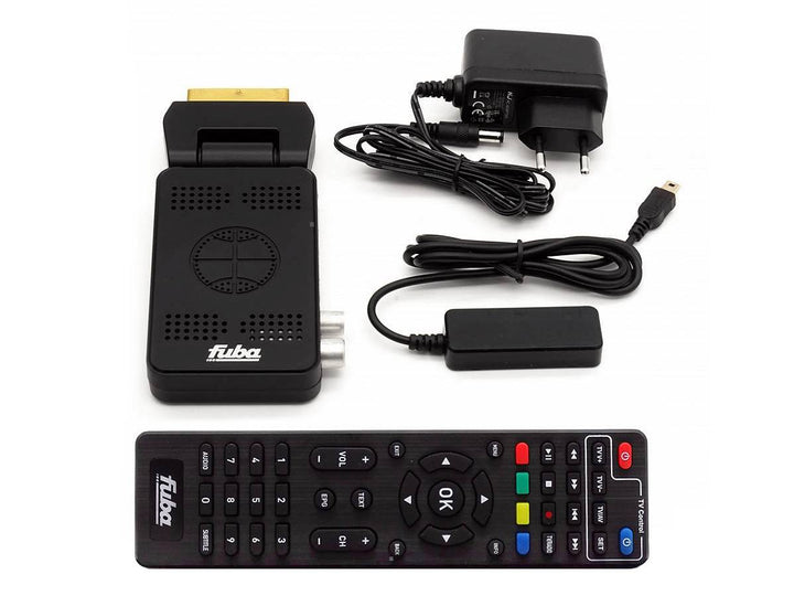 Tuner TV DVB-T2 Mini ODE8610 H.265 HEVC, Fuba, negru