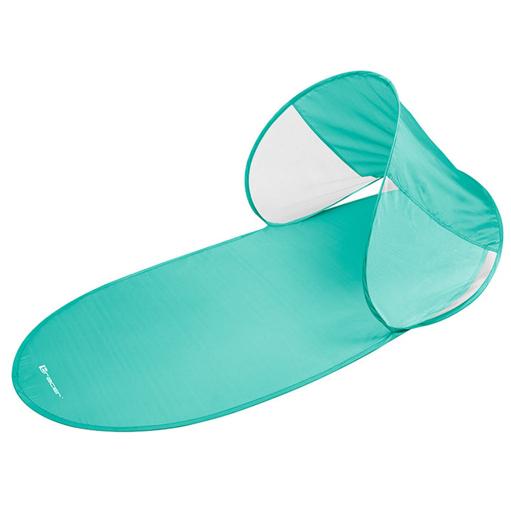 Saltea pentru plaja cu parasolar, Tracer Blue, 145 x 70 cm, verde