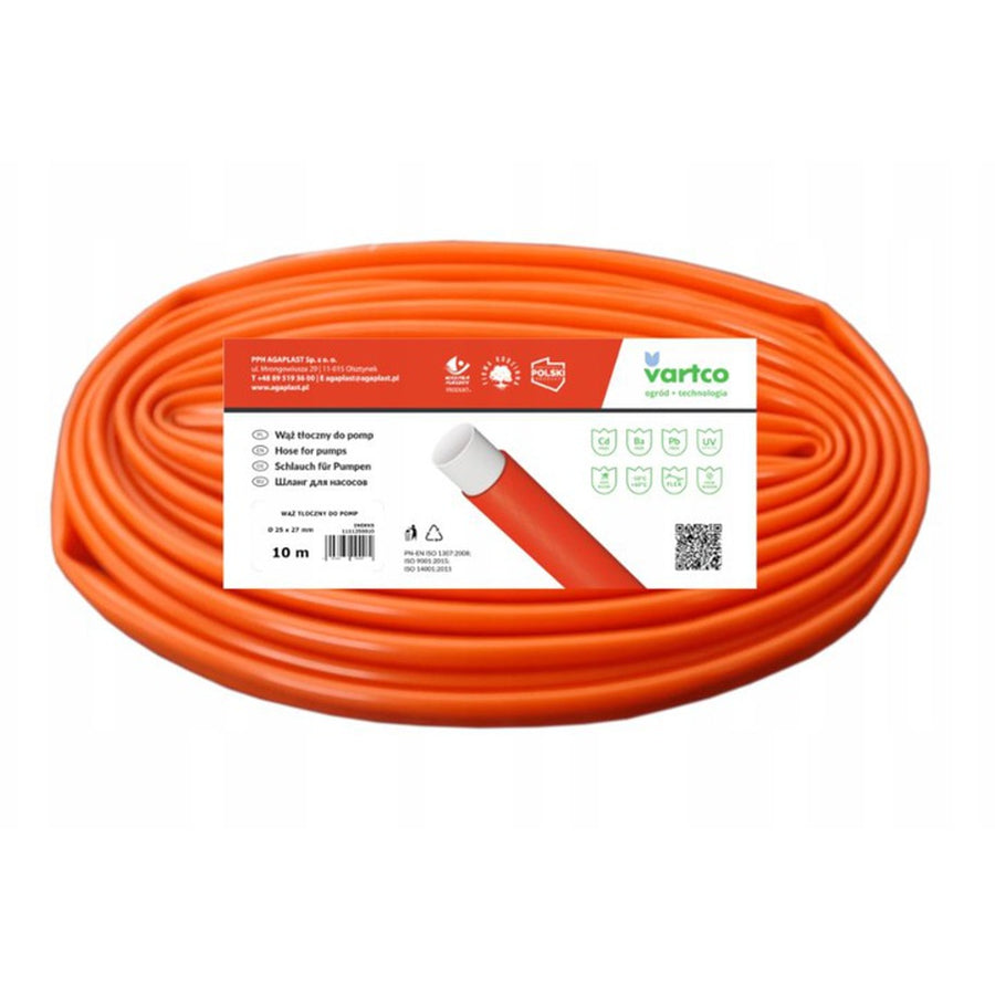 Furtun plat pentru pompe submersibile Vartco, 1 tol, diametru 25mm, 10m
