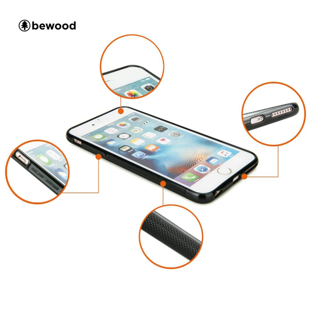 Husa telefon Bewood, din lemn, pentru Samsung Galaxy S21 FE, Cerb