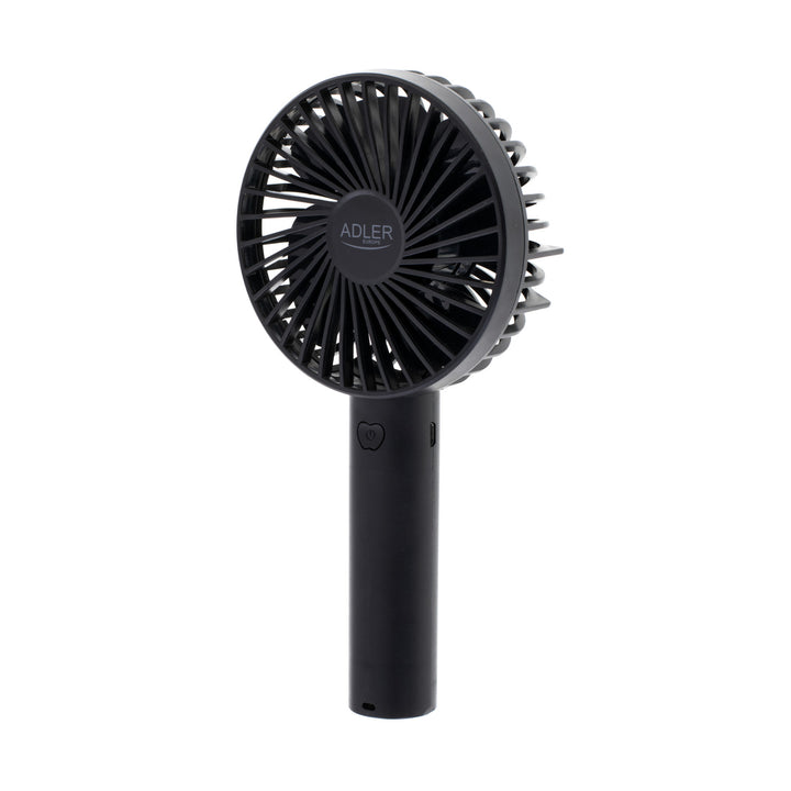 Mini ventilator, Adler, Portabil, 9 cm 3,5” USB, negru