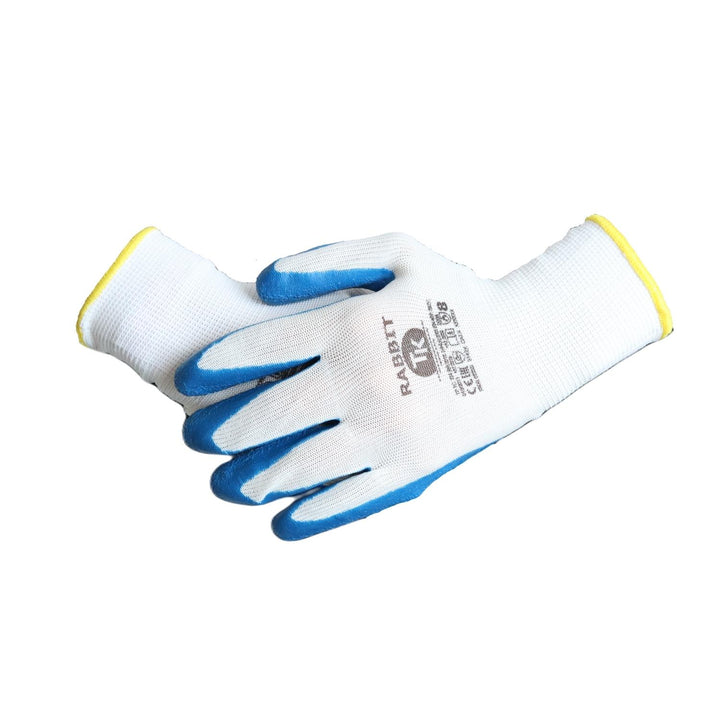 Set de 12 perechi de manusi de protectie din latex, marimea L