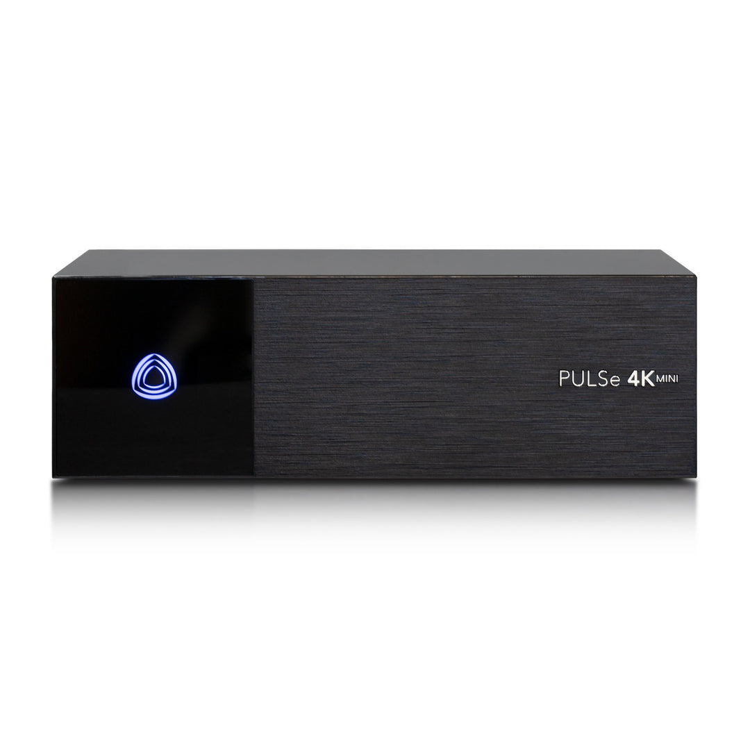 Mini receptor digital AB PULSe 4K, versiune 1x tuner DVB-S2X, negru