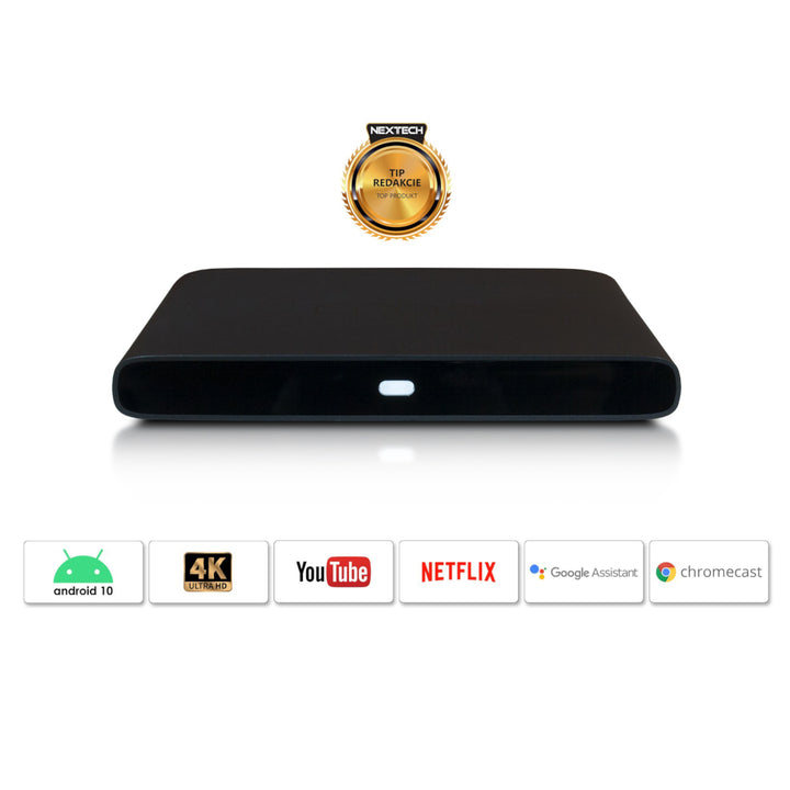 Mediaplayer Homatics Box Q Android TV 2GB DDR RAM, 4K, Control Voce, Negru