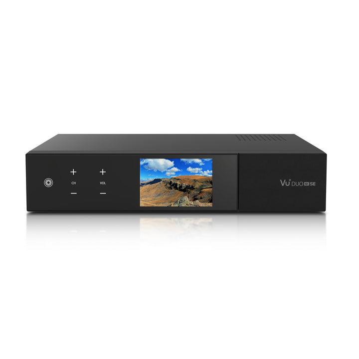 Tuner TV Vu + DUO 4K SE, 2 x Dual FBC S2X, negru / VU+ DUO 4K SE 2X FBC S2X