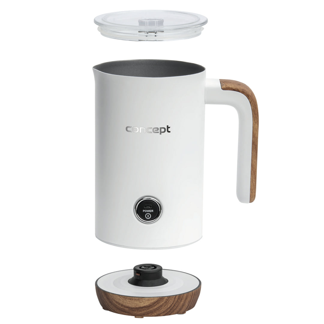 Aparat pentru spuma de lapte NM4100, ideal pentru Latte, Cappucino, Frappe, Ciocolata calda, putere 500W, inox