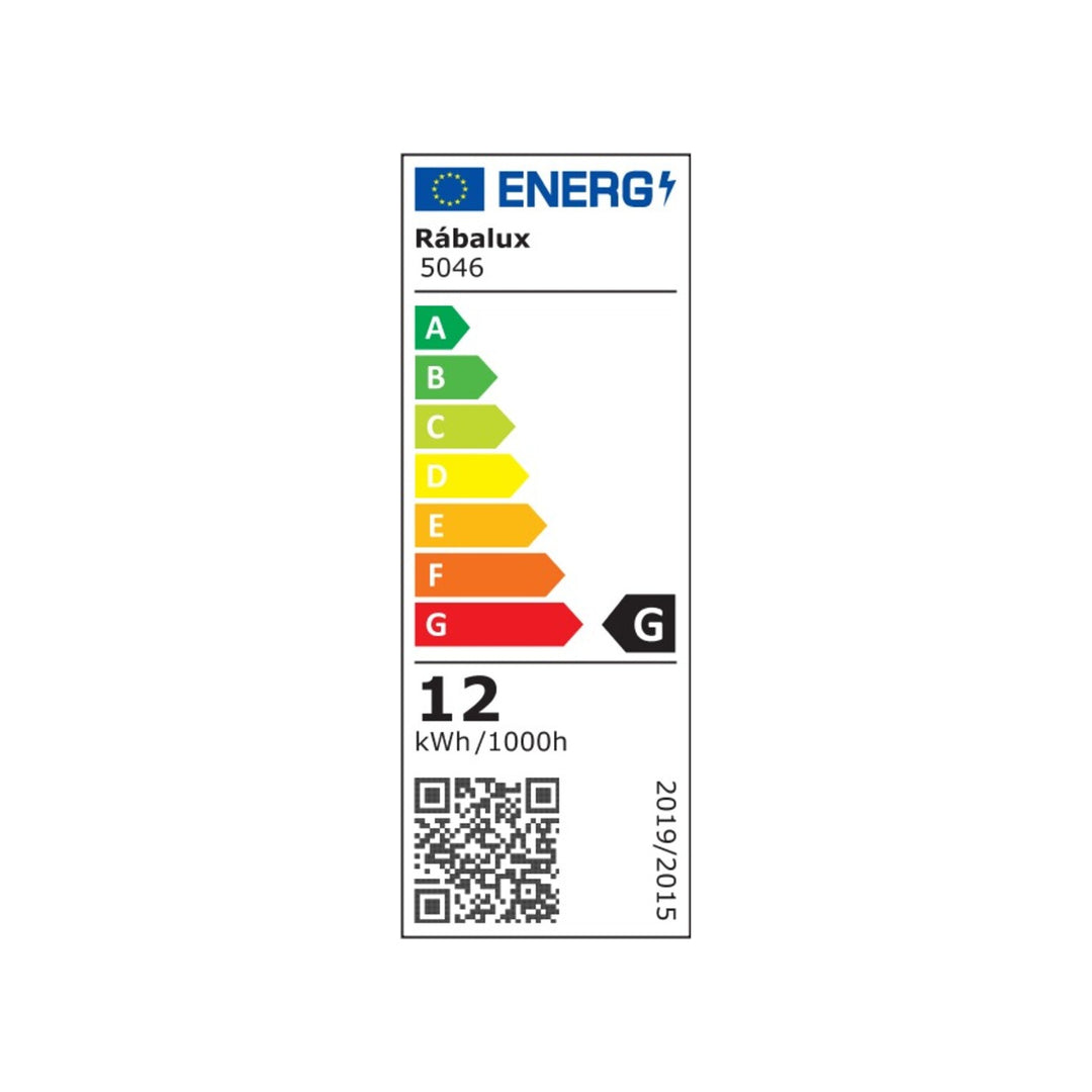 Bara spot Solange, Rabalux, LED 12W, metal, alb, IP20