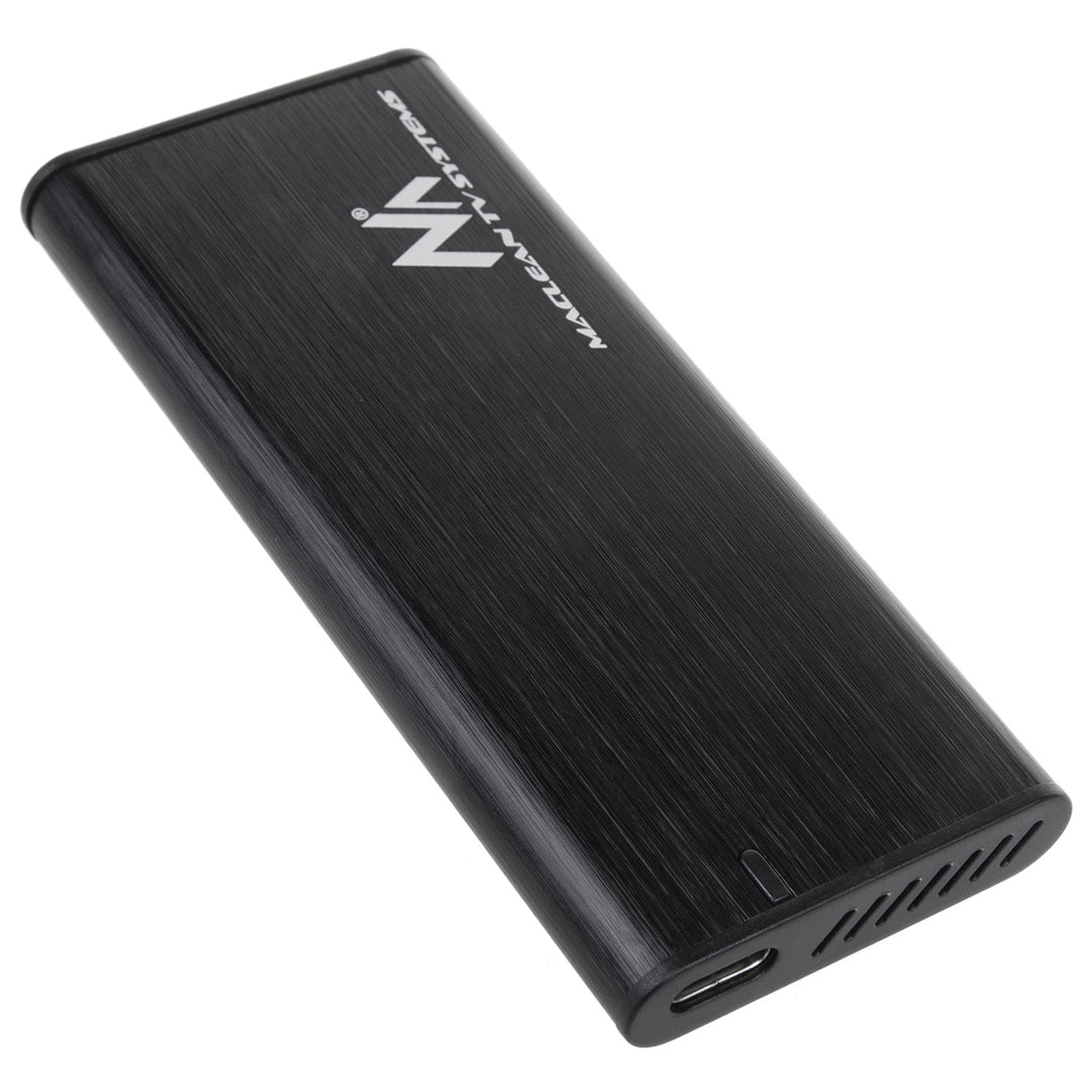 Carcasa rack pentru SSD M.2 NVMe, USB 3.1, Maclean MCE443, negru