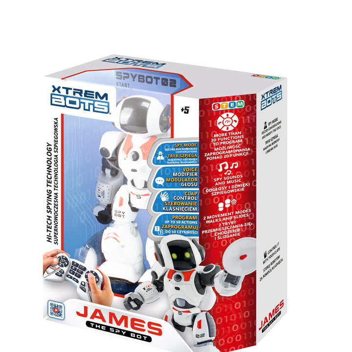 Robot interactiv James spionul, BOT3803157, cu telecomanda