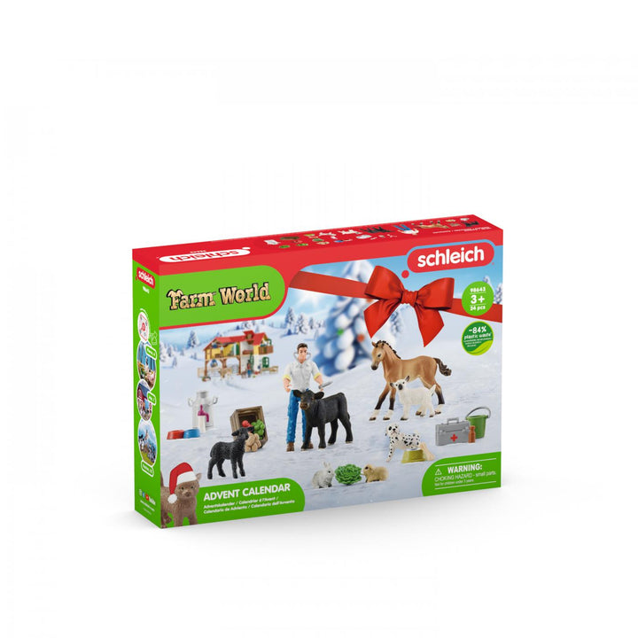 Set de joaca Schleich, calendar advent, Ferma animalelor 2022