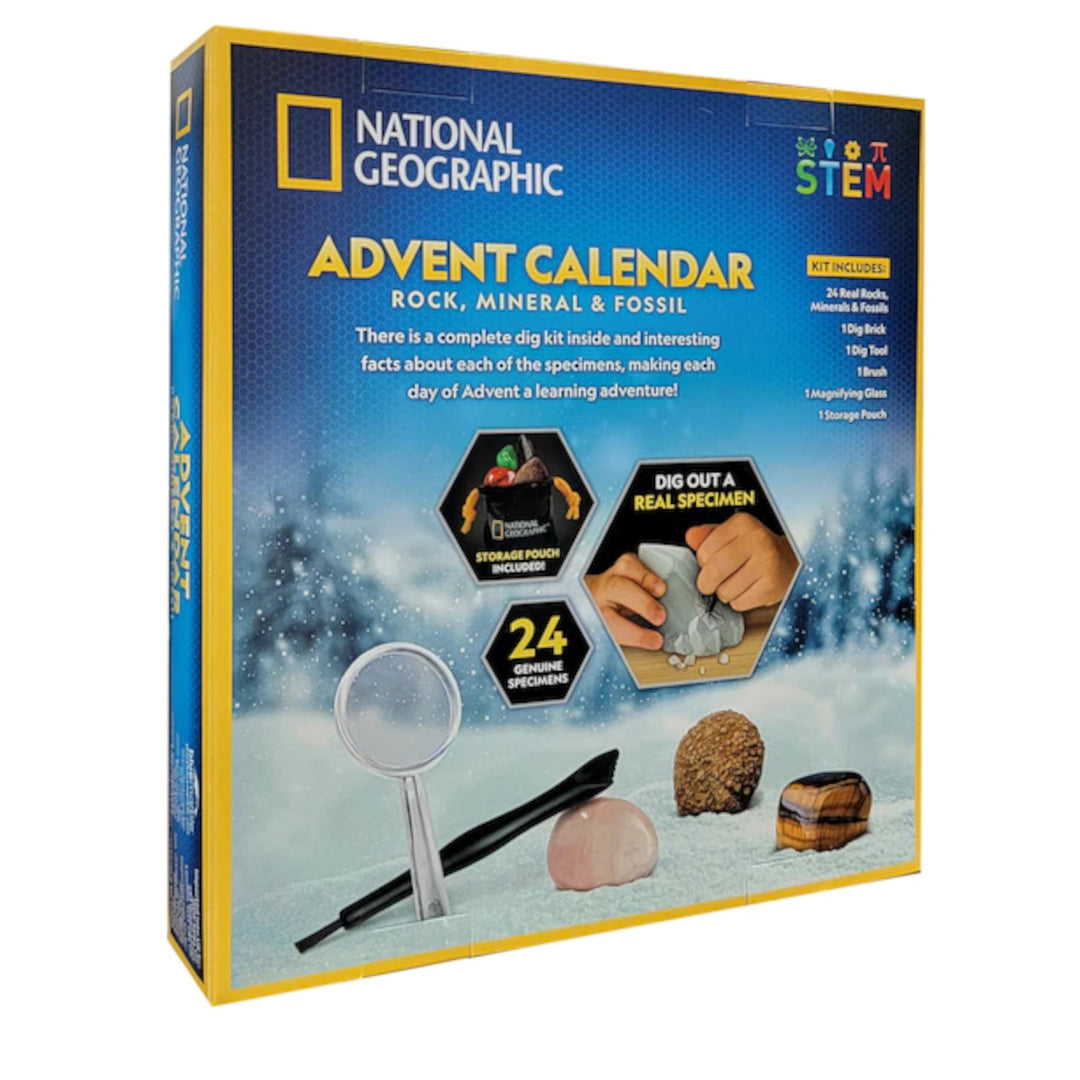 Calendar Advent National Geographic, 31 x 28 x 6 cm, multicolor