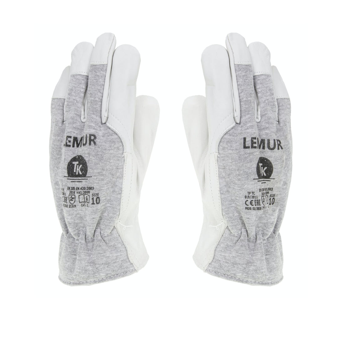 Manusi de protectie din piele fina de capra Lemur, marime M