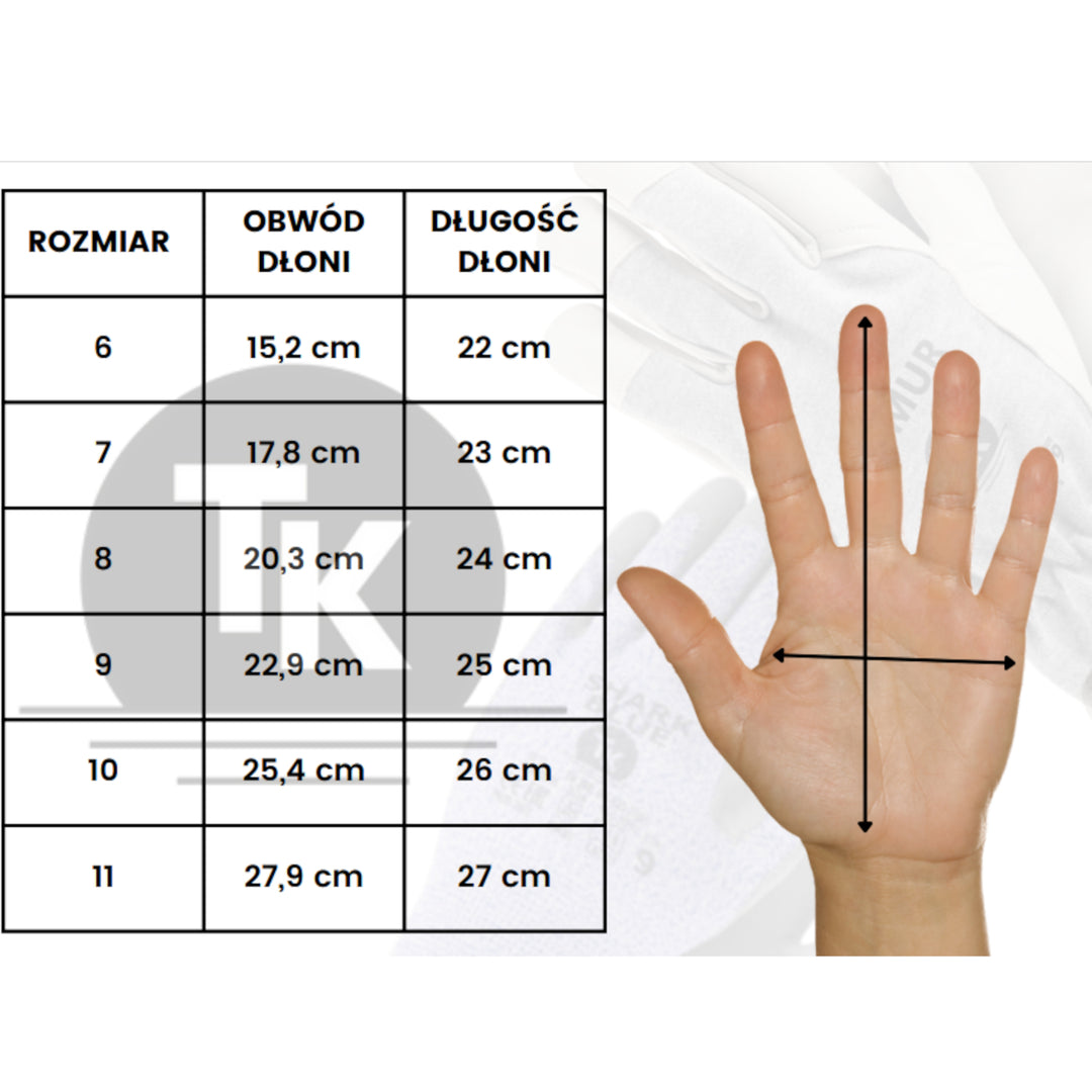 Set de 3 perechi de manusi de protectie Feret, de iarna, marime L