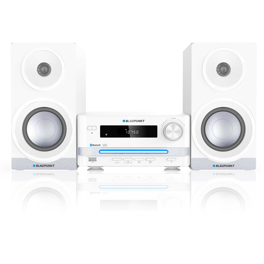 Microsistem audio BT CD/MP3/AUX/USB Blaupunkt MS16BT Edition, alb