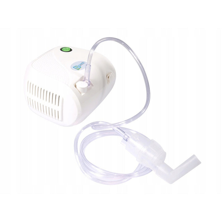 Pachet inhalator cu compresor Omnibus BR-CN116 cu geanta si solutie salina