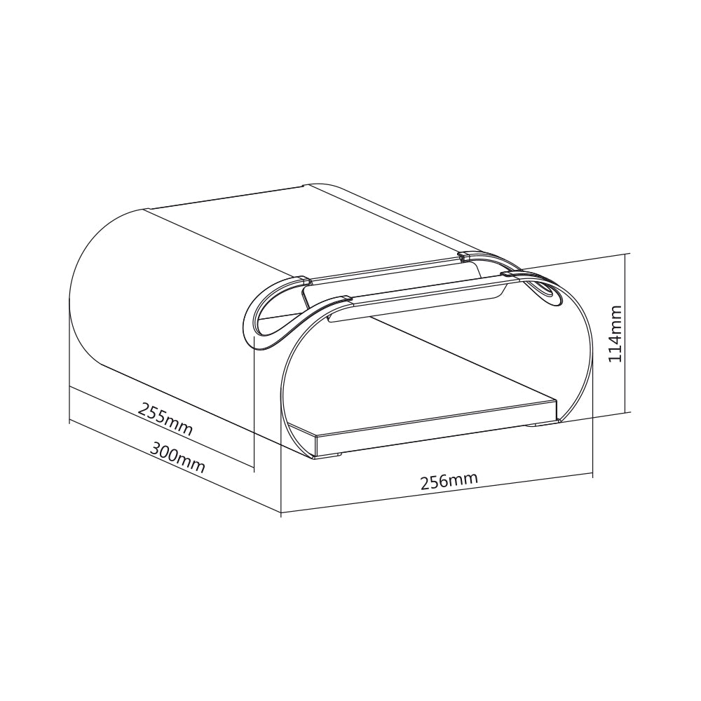 Suport de perete pentru bicicleta Maclean MC-466, alb