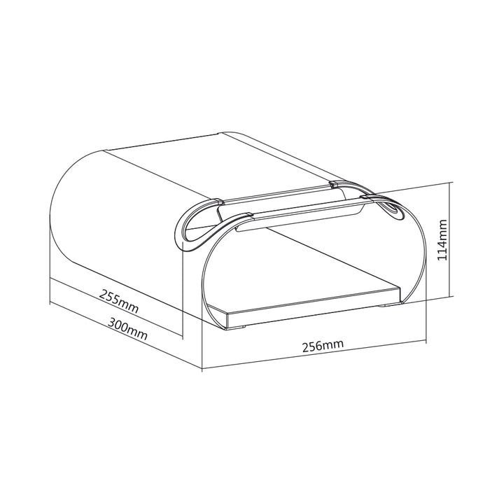 Suport de perete pentru bicicleta Maclean MC-466, alb