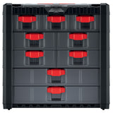 Organizator sertare pentru unelte, 41x40x20cm, Multicase Cargo50, KMC501, rosu-negru