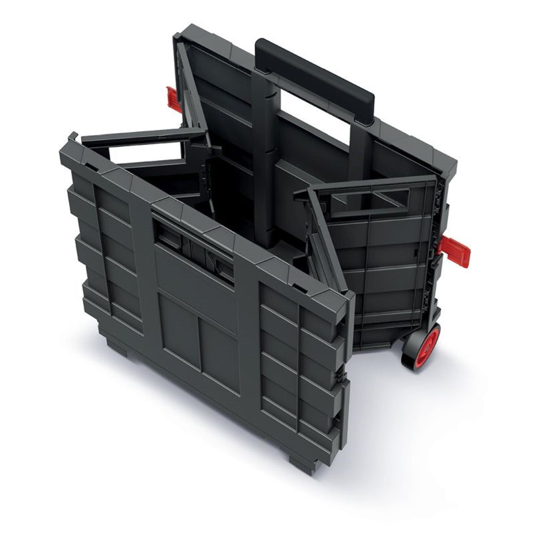 Carucior pliabil pentru scule Kistenberg Cart 1, 39 x 37 x 101 cm, negru