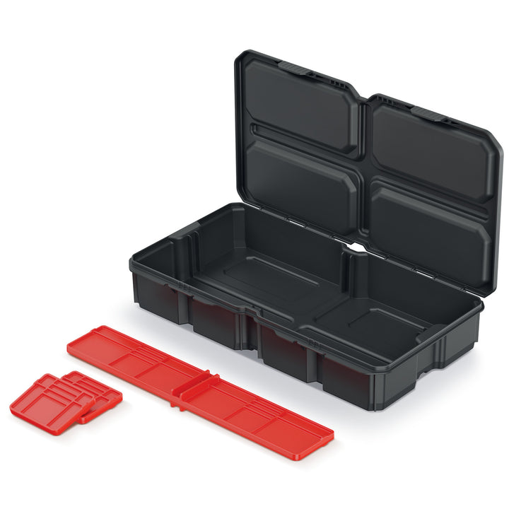 Organizator pentru scule Kistenberg Msx Box, 29 x 16 x 6 cm, negru