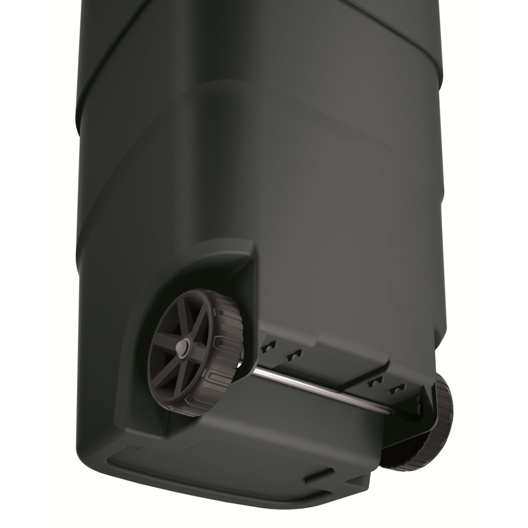 Cos de gunoi Wheeler Prosperplast, 110 L, cu roti, negru