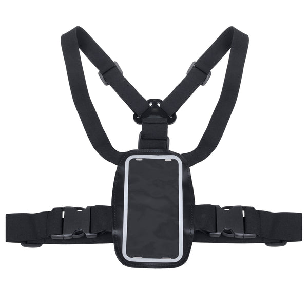 Suport Maclean MC-446, pentru piept, pentru telefon, negru
