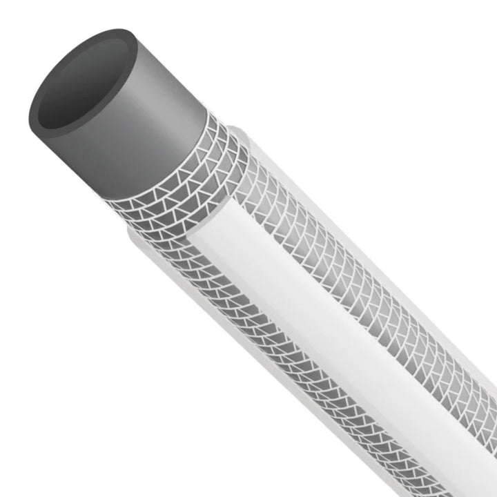 Furtun de grădină Vartco Silver TFS, 3 straturi, 3/4", 20m, gri - alb