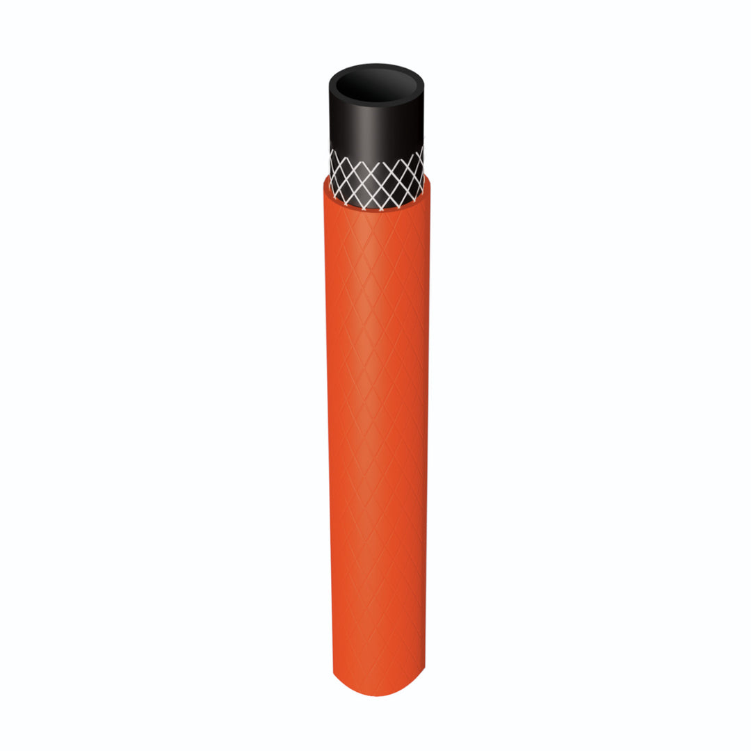 Furtun gaz GPL, 9 x3mm, 25m, PVC, flexibil, portocaliu