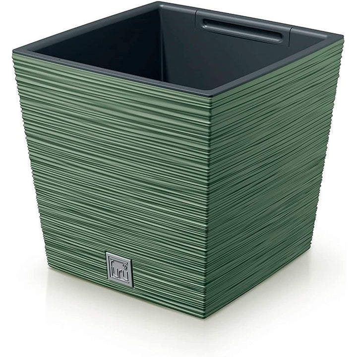 Ghiveci decorativ Prosperplast Furu Square Low DFS240-5615C - verde