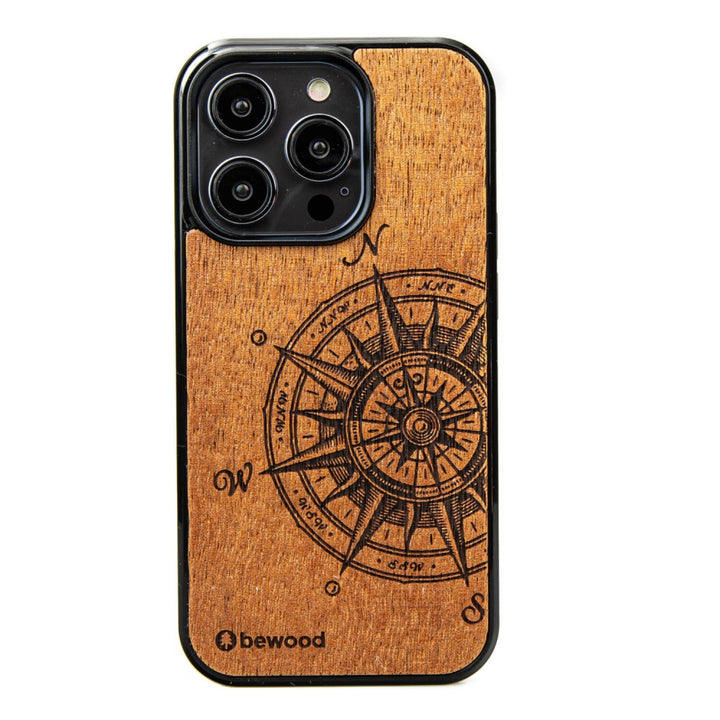 Husa telefon Bewood, din lemn, pentru iPhone 14 Pro, Traveler