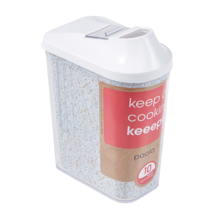 Recipient transparent pentru produse vrac, Paola, 1l