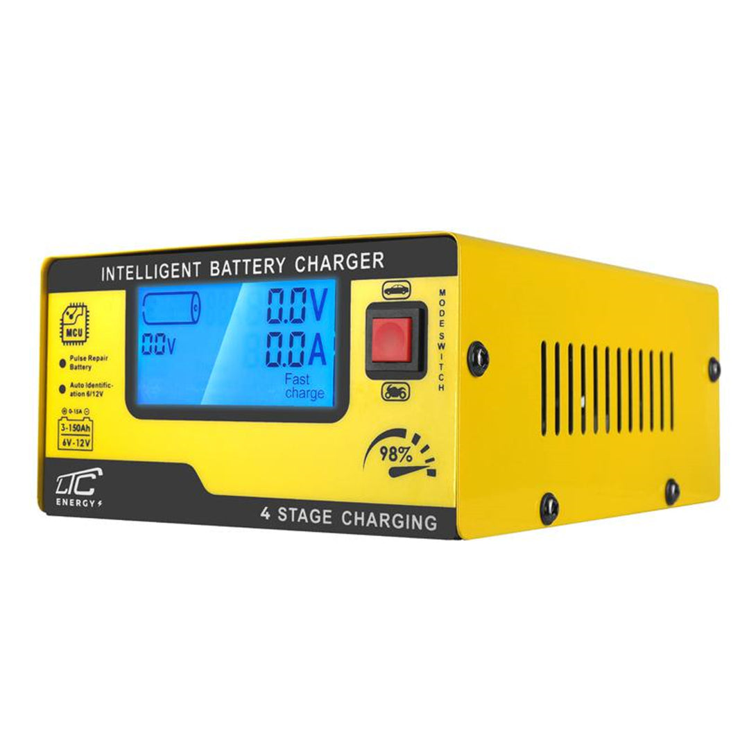 Redresor auto LTC, LX1202, 6V/12V DC, 3Ah - 150Ah, afisaj LCD