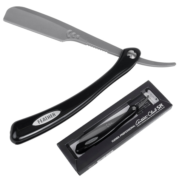 Feather Professional Artist Club Schwarz ACSR-RB, din oțel inoxidabil