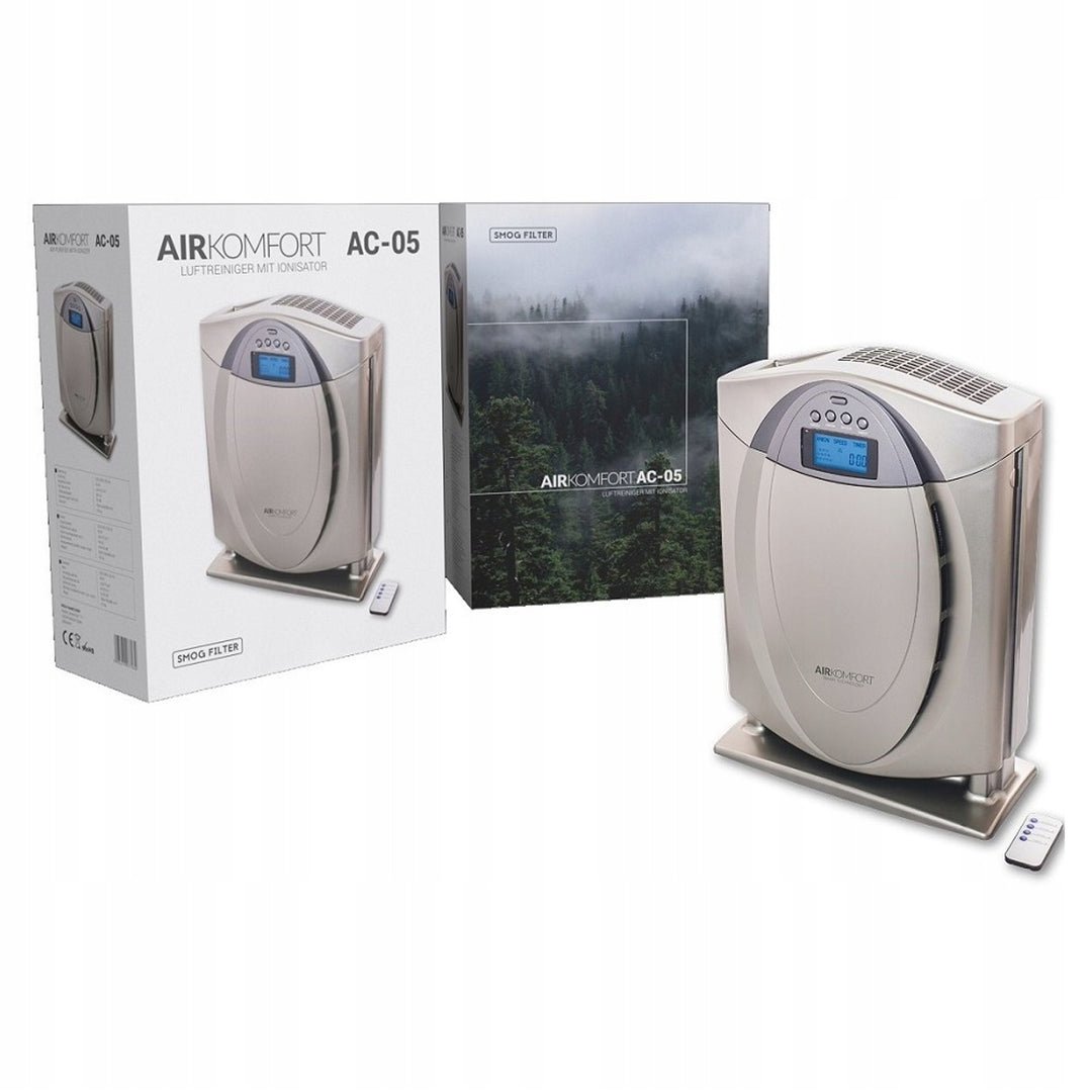 Purificator de aer Intec Airkomfort AC-05, filtru Hepa si Carbune