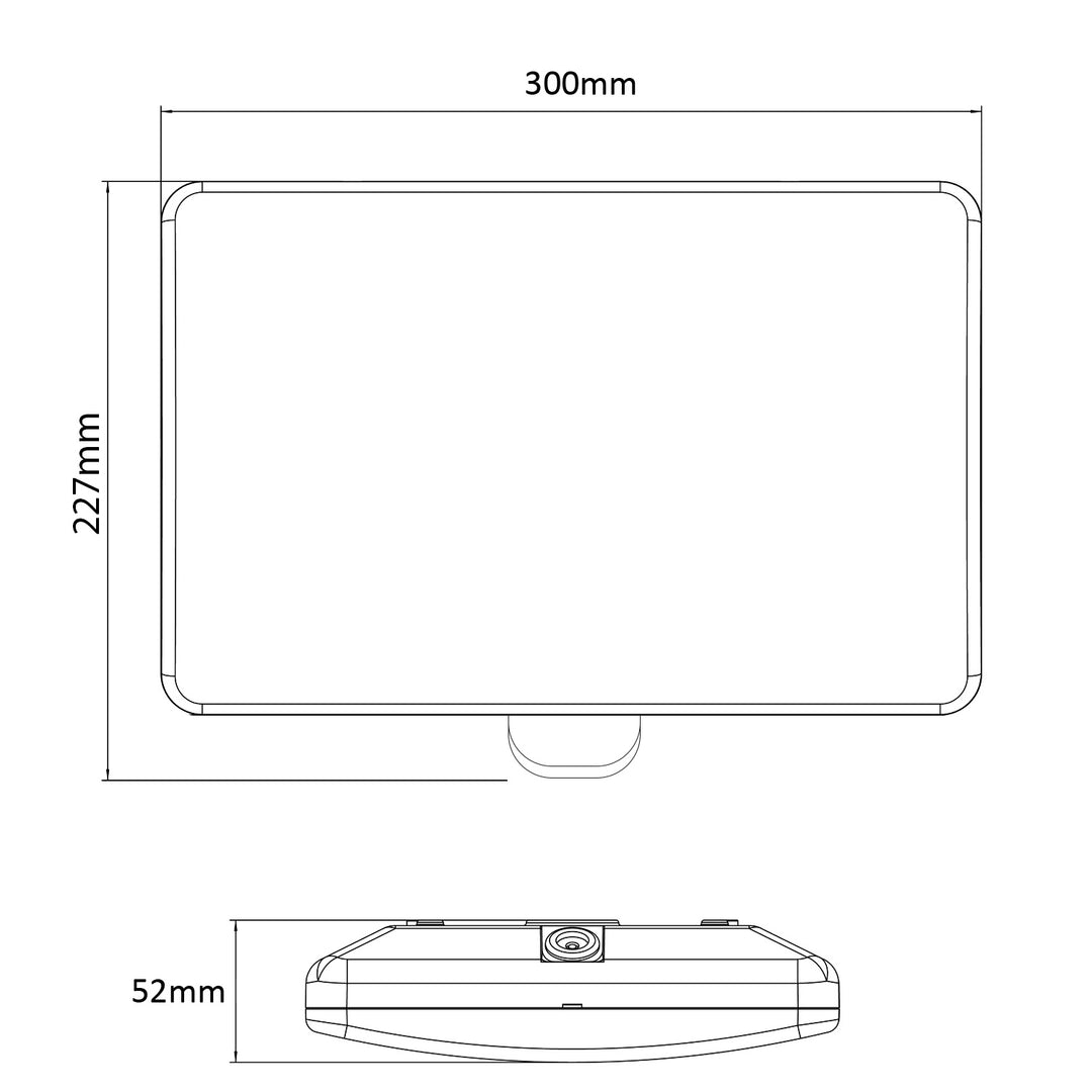 Numar de casa cu senzor de miscare PIR IP65, MCE466 W