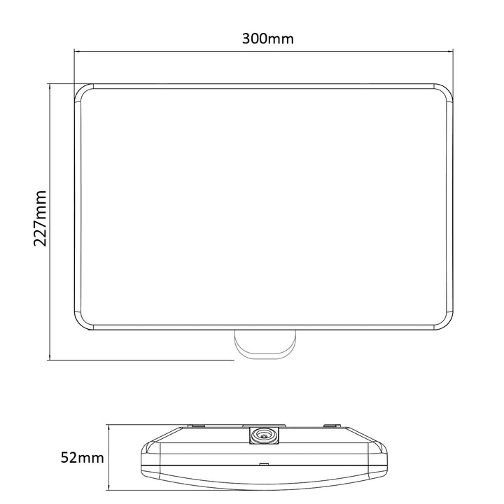 Numar de casa cu senzor de miscare PIR IP65, MCE466 W