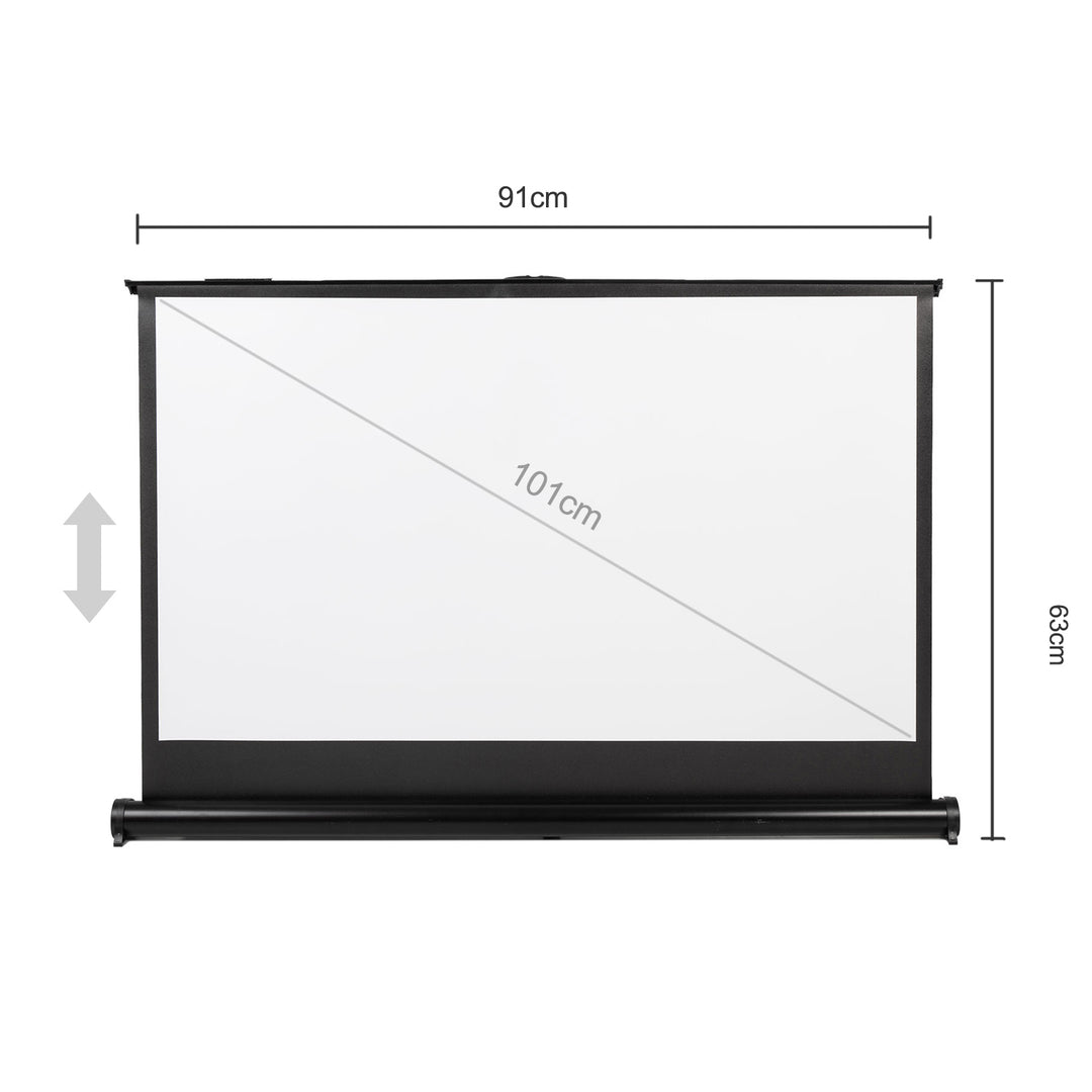 Ecran de proiecție portabil Maclean, compact, desktop, 40", 16:9, MC-962