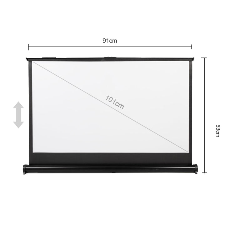 Ecran de proiecție portabil Maclean, compact, desktop, 40", 16:9, MC-962