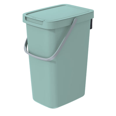 Cos de gunoi Keden Systema Q, 26x19.7x37.5 cm, 12 L, verde deschis