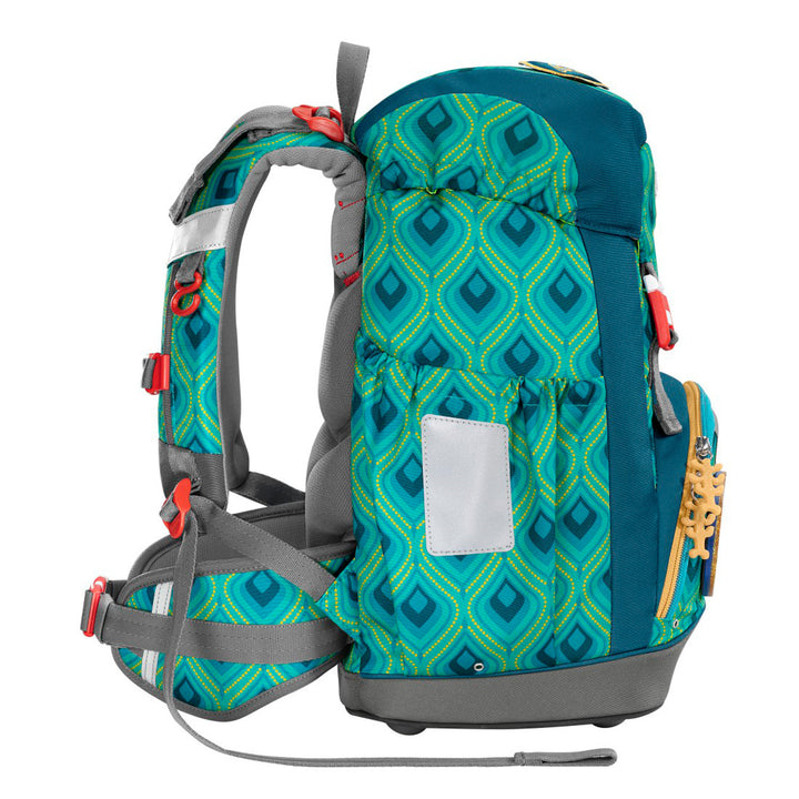 Set ghiozdan cu 4 accesorii Step by Step Magic Castle, 28 x 41 x 20 cm, 22 L, verde