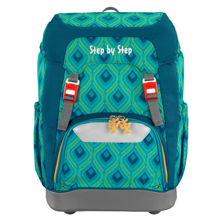 Set ghiozdan cu 4 accesorii Step by Step Magic Castle, 28 x 41 x 20 cm, 22 L, verde