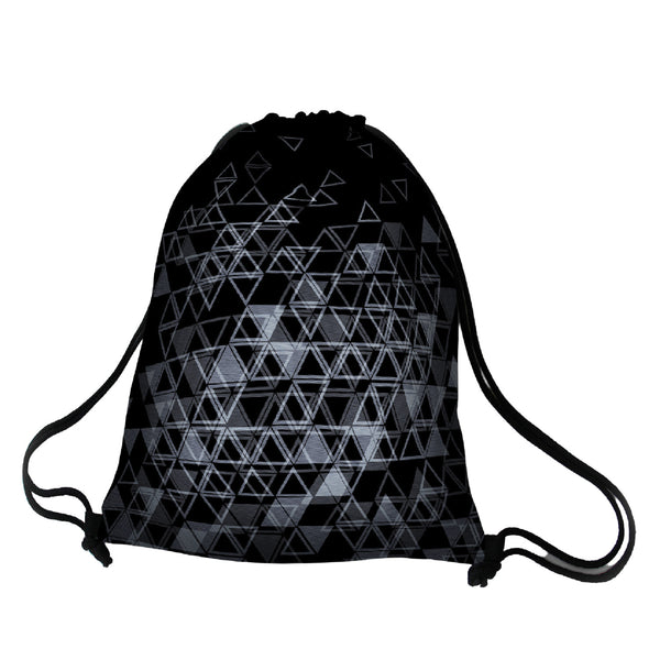 Sac de umar Bertoni Triangle, 35 x 42 x 1 cm, negru
