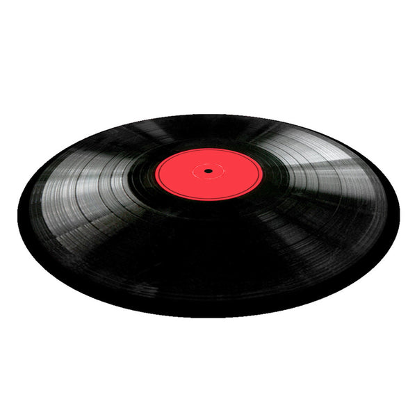 Perna pentru scaun sau podea Bertoni Vinyl, 35 cm, negru-rosu