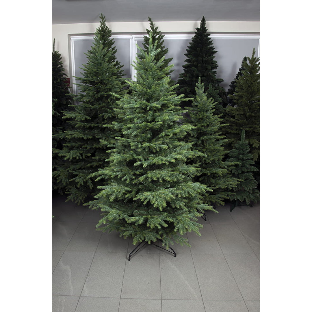 Brad de Craciun artificial, Molid Caucazian, cu suport, 1.9 m, verde