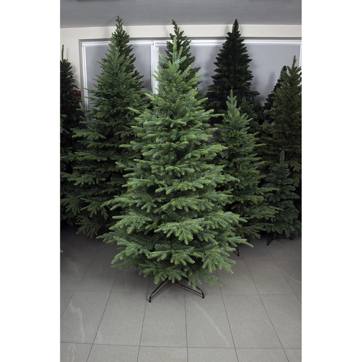 Brad de Craciun artificial, Molid Caucazian, cu suport, 1.9 m, verde