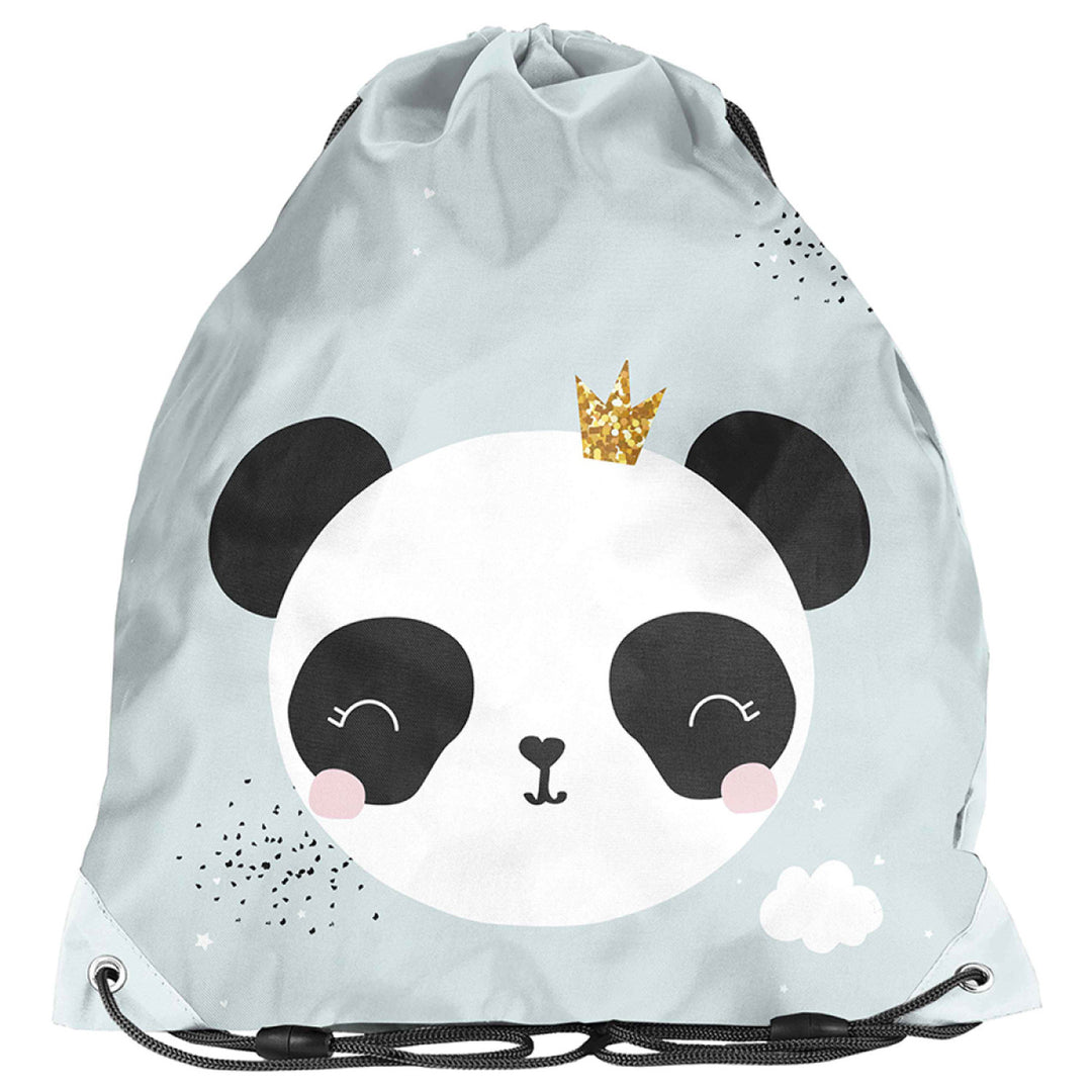 Sac sport Panda Paso PP23PQ-712, 38 x 34 cm, alb-negru